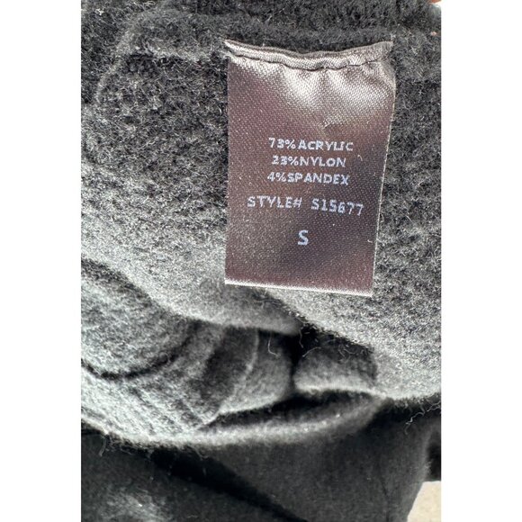 Mustard Seed Vintage Black Button-Up Soft Cardigan Sweater - Picture 8 of 8